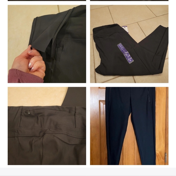 New Members Mark black city pants legging womens plus size XXL - Picture 7 of 8